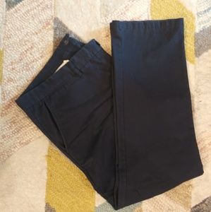 Mens Old Navy slim fit flat front navy chinos